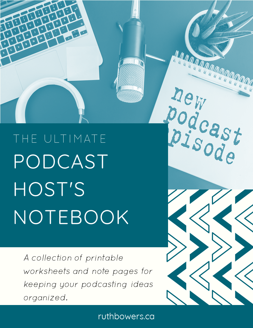 Podcasters Notebook cover