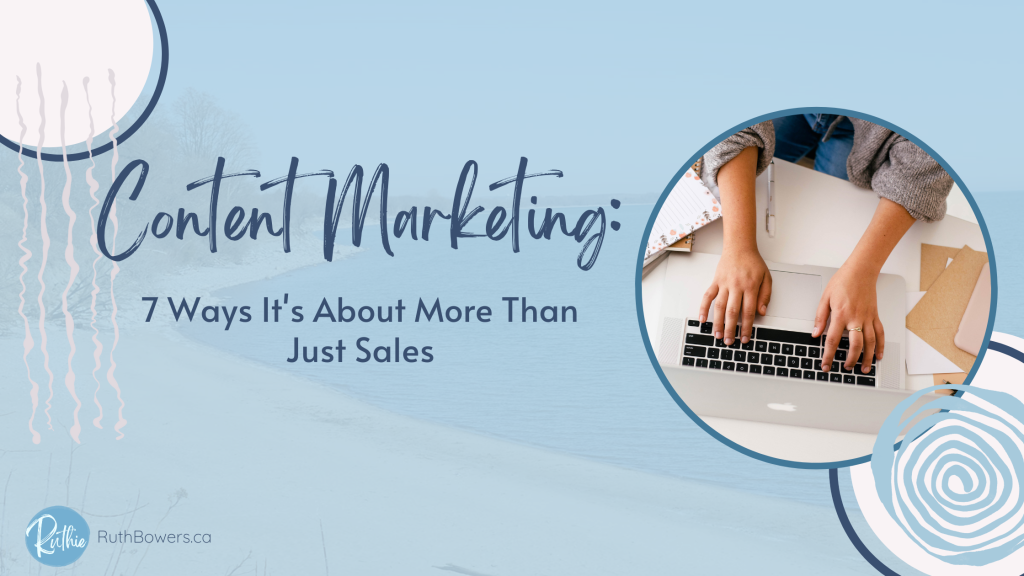 content marketing more than sales blog header