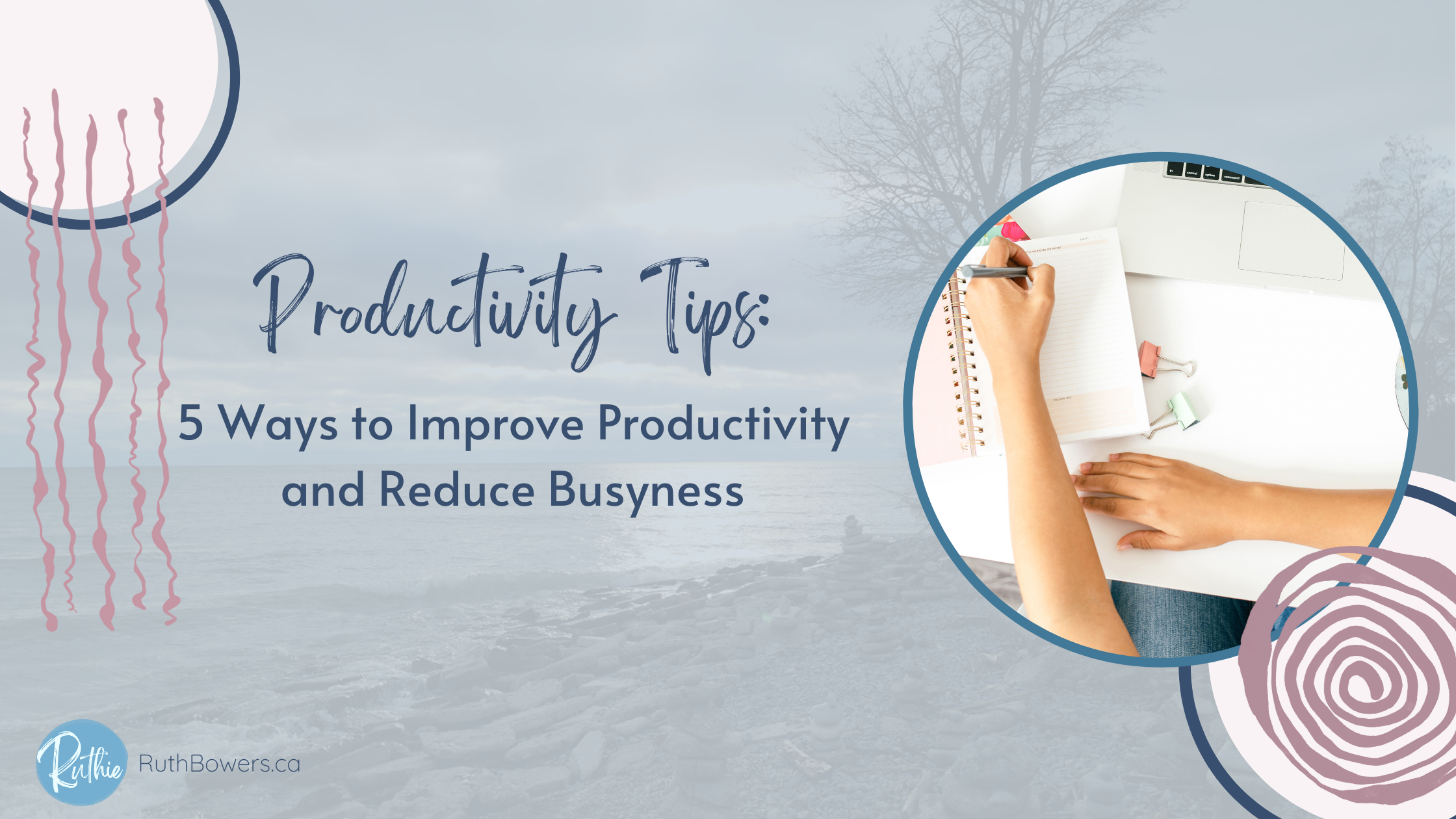 5 ways to improve productivity blog header